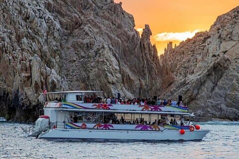 Cabo Sunset Middagskryssning med Tequila och Tacos