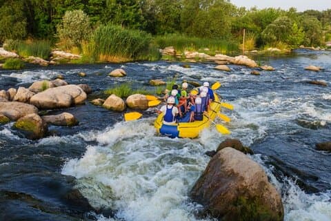 Ganztägiges Rafting, ATV und Ziplining in Antalya