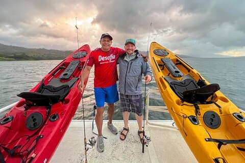 Pesca en Kayak en el Lago Arenal