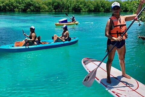 Paddleboard kajaktur i Cancun