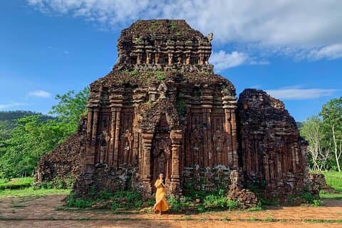 My Son Discovery Tour Small Group: 8 am/1 pm from Hoian- Danang