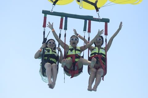 2 in 1 Parasail Cancun und Jetski
