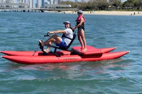 Aventura en bicicleta acuática en Gold Coast