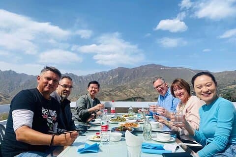 Mutianyu Great Wall Private VIP-Tour mit Peak Restaurant Restaurants und Seilbahn