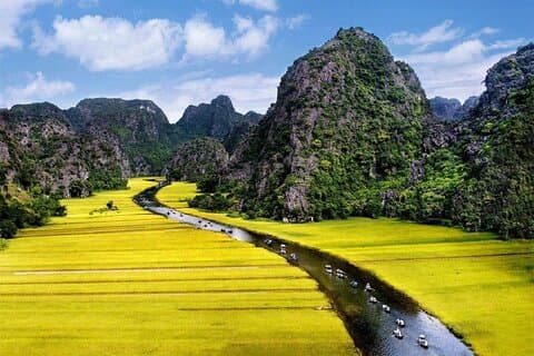 Hel dag fra Hanoi - Ninh Binh - Hoa Lu - Tam Coc - Mua Cave