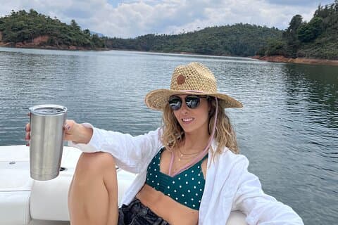 Guatape en El Peñol stad en damtour vanuit Medellin
