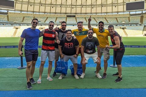 Stadion verhalen & eten: Neem deel aan een Maracanã stadiontour met een lokale