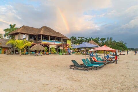 Negril 7 milhas dia de praia & Parasailing então Rick's café chill