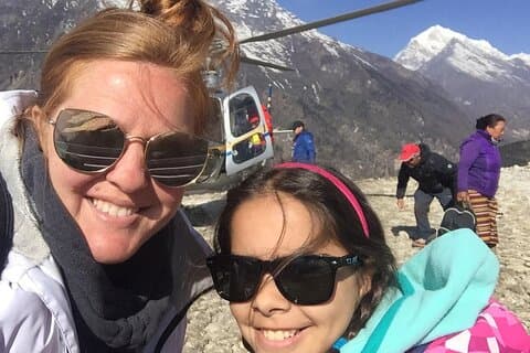 Excursión privada de 7 días en helicóptero al campamento base del Everest