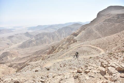 Electric Mountain Bike Desert Ride in Israel
