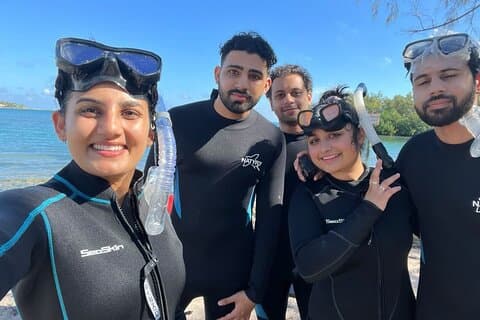 Passeio de barco em Miami e aulas de caça submarina