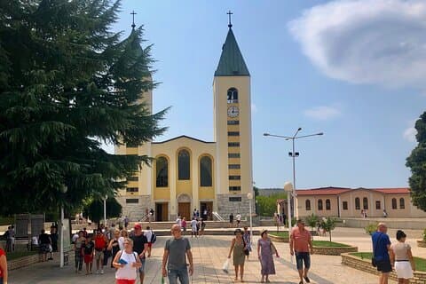 Privater Tagesausflug nach Medjugorje ab Dubrovnik + Kravice-Wasserfälle