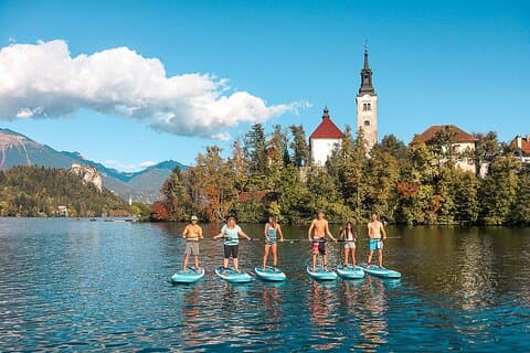 Lake Bled Stand-Up Paddle Boarding-leksjon og tur