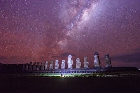 ラパヌイの天体写真撮影と星空観察ナイト ツアーの組み合わせ