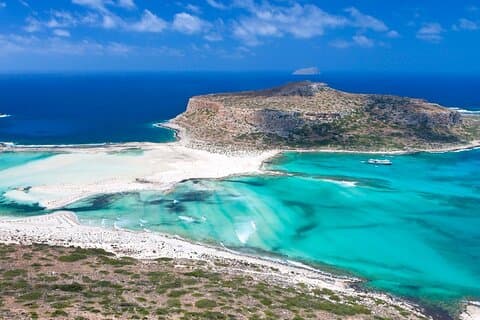 Excursion d'une journée dans la baie de Gramvousa Balos au départ de Georgioupolis avec guide