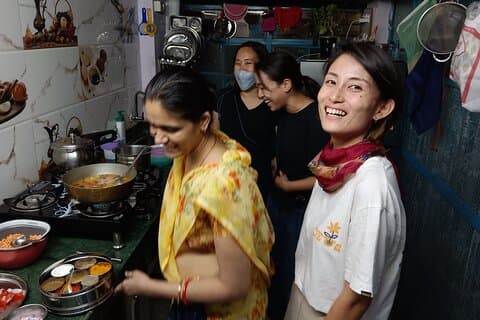 Aula de culinária privada em Jodhpur com a família