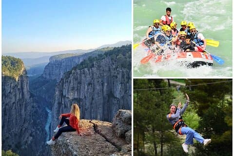 Tazı Canyon, Rafting og Zipline oplevelse fra Alanya