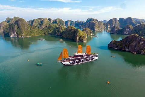 Halong Bay 3 Tage 2 Nächte auf PEONY CRUISES 5 Sterne LUXUS