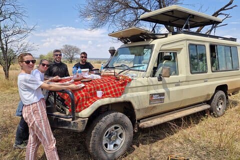 Safari de luxe privé de 3 jours (cratère Tarangire et Ngorongoro)