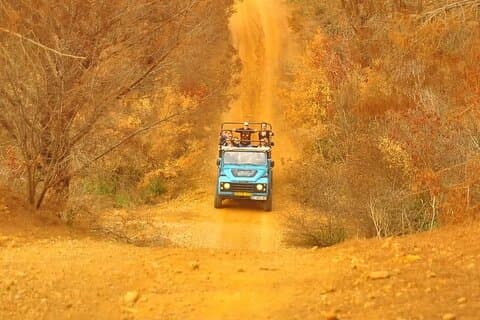 Jeep Safari Adventure including Full Day Boat Tour in Side Turkey