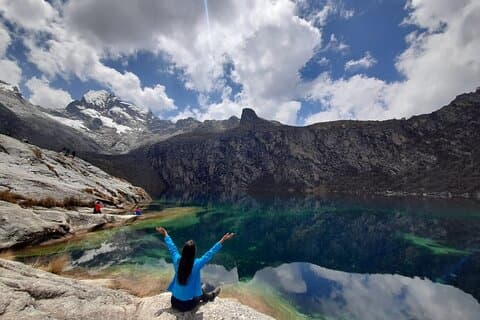 Lake Churup Trek in het Huascaran Nationaal Park