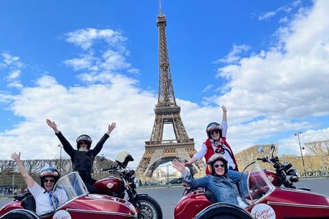 The Ultimate Paris Private Sidecar Experience (2 Hours)