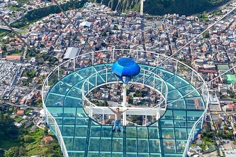 Columpio Gigante + Puente de Cristal Extremo a 2600m de Altura