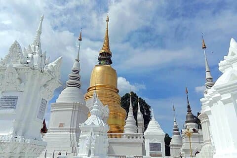 Halve dag Doi Suthep-tempel met stadstempels vanuit Chiang Mai