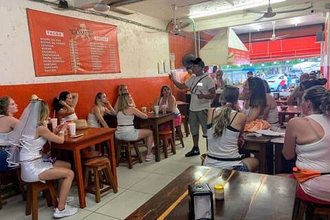 local walking food tour Inlakech Playa del Carmen