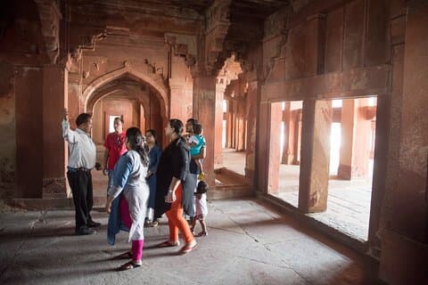Gita di un giorno a Fatehpur Sikri, Bird Sanctuary, Chand Baori da Agra