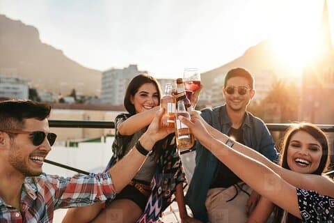 Expérience de dégustation de champagne grec avec vue sur l'Acropole