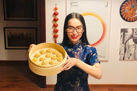 Cours de cuisine en ligne Dim Sum par Sunflower Li