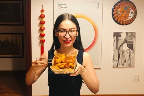 Online madlavningskursus General Tso's Chicken af Sunflower Li
