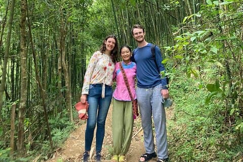 Randonnée privée de 5 heures dans la forêt de bambous dans la vallée de Muong Hoa