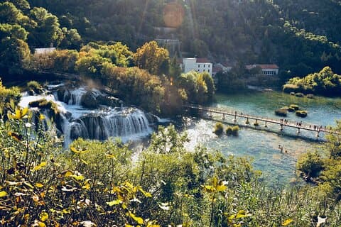 Krka Waterfalls & Scenic Coastal Road Day Tour from Split