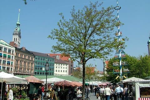 Privat Viktualienmarkt madtur med smagsprøver, frokost og øl