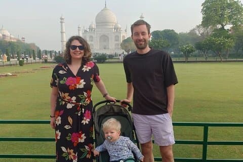 Vanuit Delhi: privétour Taj Mahal bij zonsopgang