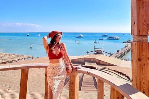Full dag snorkling, strandopplevelse på Orange Island - Hurghada