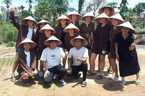 De Danang/Hoian : Tra Que Visite à vélo du village biologique