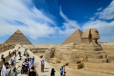 Privédagtocht Piramides van Gizeh, Egyptisch museum en bazaars