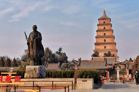 Privétour van 2 uur door de Big Wild Goose Pagoda met de metro
