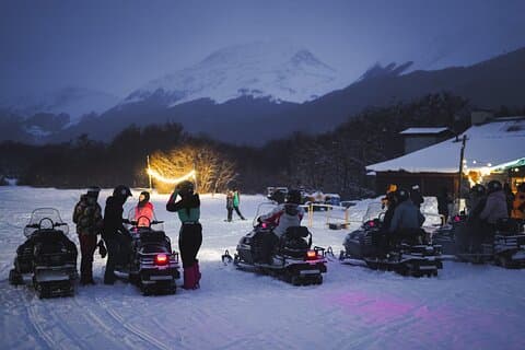 Ushuaia Night Adventure: sneeuwschoenwandelen en lef