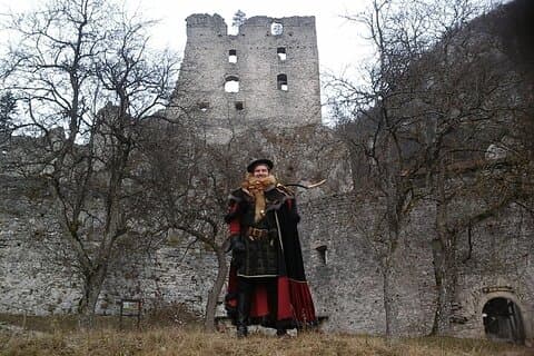 Castle Stein (Kamen) historisk medeltida rundtur