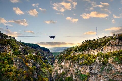 Dagstur til Diamond Bridge og Dashbashi Canyon