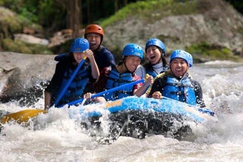 Aventura de rafting em Bali Ubud