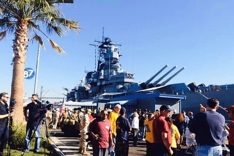 Esperienza sulla corazzata USS Iowa di Los Angeles con trasferimento privato