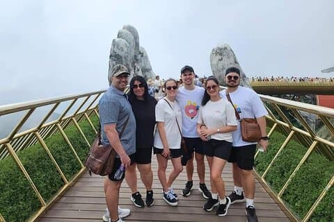 Golden Bridge Ba Na Hills & Monkey Mountain Private Tour