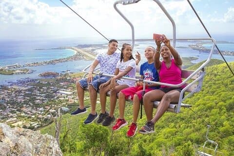 セント・マーチン島スカイ エクスプローラー アドベンチャー : 360° セントリー ヒル エクスペリエンス
