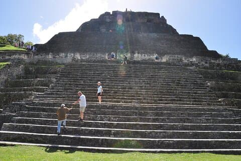 Explore Xunantunich Ruins and Jaguar Paw Cave Tubing from Hopkins