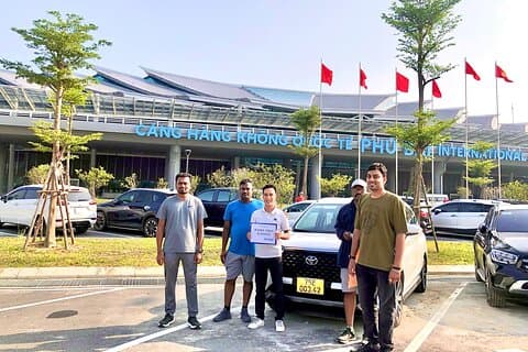 Pick up from Phu Bai airport to Hue city by private car